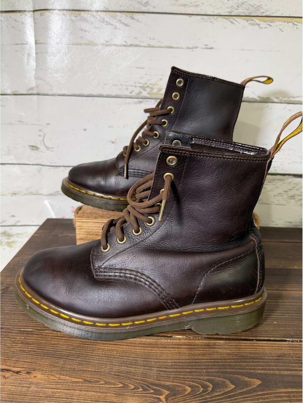 1460 Pascal Ambassador Soft Leather Boots Size Women's 6